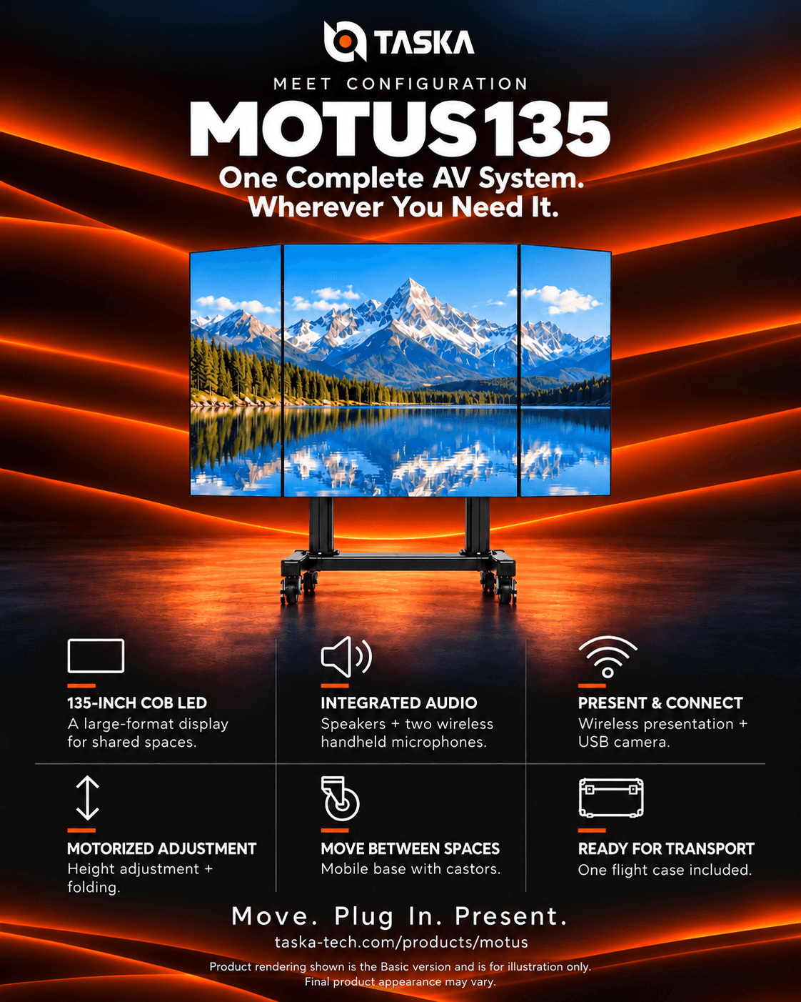 MOTUS135 Meet configuration promotional poster